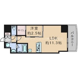 セレニテ堺筋本町リアンの物件間取画像